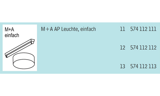 Beispiel: Nurglasleuchte.